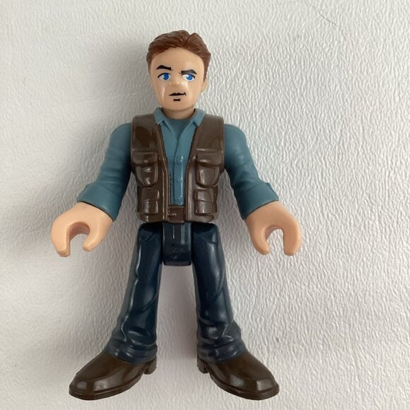 Fisher Price Imaginext Jurassic World Vehicle Owen Grady Figure Motorcycle 2018 - Picture 7 of 8